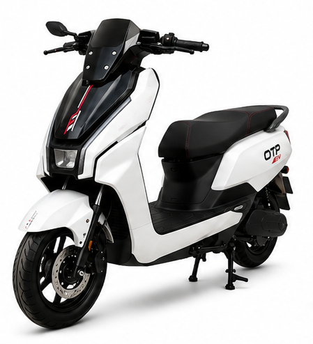 OTP-E4 Electric Scooter with Alloy Wheels and 48V 32Ah Battery